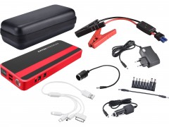 jump startér, 700A, pro naftové a benzínové motory, powerbanka 5V, 19V
