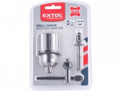 EXTOL PREMIUM SDS-Plus redukce + hlava na vrtačku, 2-13mm