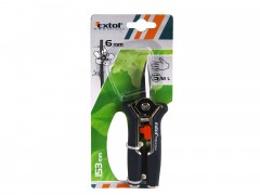 EXTOL PREMIUM nůžky zahradnické přímé, mini, 153mm, NEREZ