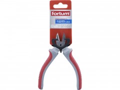 FORTUM kleště štípací boční pro elektroniku, 125mm, 61CrV5