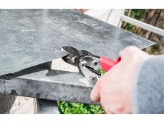 FORTUM nůžky na plech převodové, 255mm, levé, CrMoV
