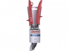 FORTUM nůžky na plech převodové, 255mm, levé, CrMoV