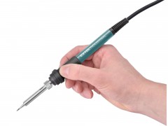 EXTOL INDUSTRIAL stanice pájecí s LCD a elektronickou regulací teploty a kalibrací
