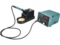 EXTOL INDUSTRIAL stanice pájecí s LCD a elektronickou regulací teploty a kalibrací