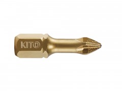 KITO hrot, PH 3x25mm, S2/TiN