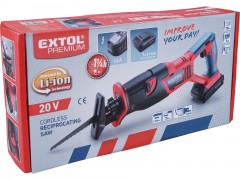EXTOL PREMIUM pila ocaska aku SHARE20V, 20V Li-ion, bez baterie a nabíječky