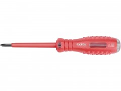EXTOL Zkoušečka napětí 110-250V, PH1 (+), 160mm