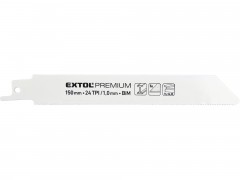 EXTOL PREMIUM plátky do pily ocasky 3ks, 150x19x0,9mm, Bi-metal