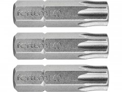 FORTUM hrot TORX, sada 3ks, T 40x25mm, S2
