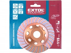 EXTOL INDUSTRIAL kotouč diamantový brusný lamelový, O 115x22,2mm