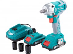utahovák rázový AKU 1/2", brushless, 20V Li-ion (2x), 2000mAh, industrial