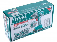 utahovák rázový AKU 1/2", brushless, 20V Li-ion (2x), 2000mAh, industrial