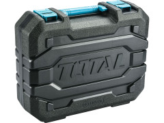 TOTAL THKTHP10812 Vrtací šroubovák AKU 12V Li-ion s nářadím, sada 81ks