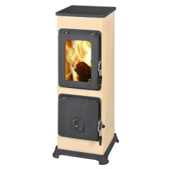 TMX Kamna BOZEN,5kW,BÉŽ,zv,pr.120mm - "KŘEHKÉ ZBOŽÍ" pouze osobní odběr.