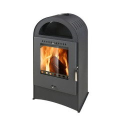 TMX kamna BASEL II,7kW,ČER,hv,pr.150mm - "KŘEHKÉ ZBOŽÍ" pouze osobní odběr.