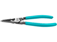 TOTAL Kleště na pojistné kroužky rovné, 180mm, industrial