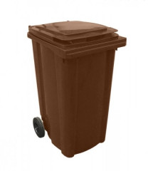 TMX Kontejner 240 L plast -hnědá barva -popelnice