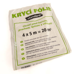 TMX OBALY- Fólie zakrývací 4x5m  7my